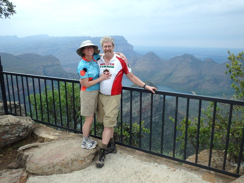 Dennis & Terry Struck at Blyde River Canyon, Mpumalanga.